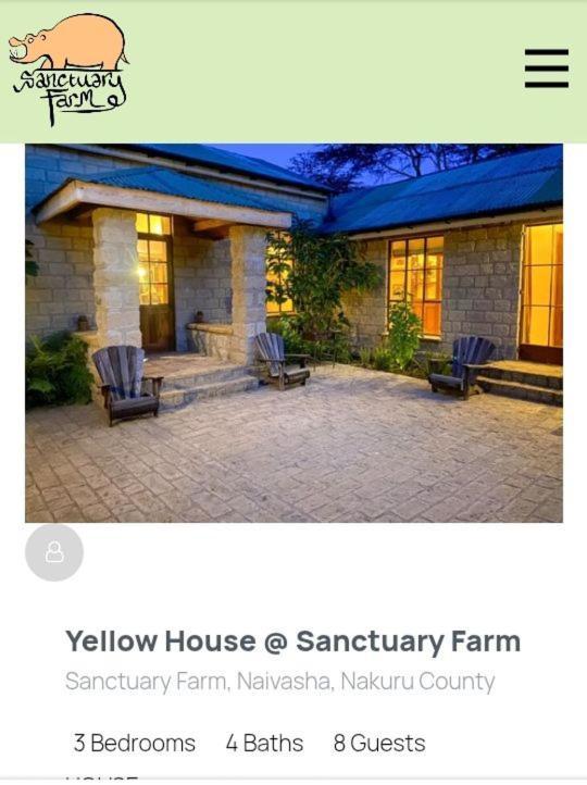 Vila Sanctuary Farm Naivasha Exteriér fotografie
